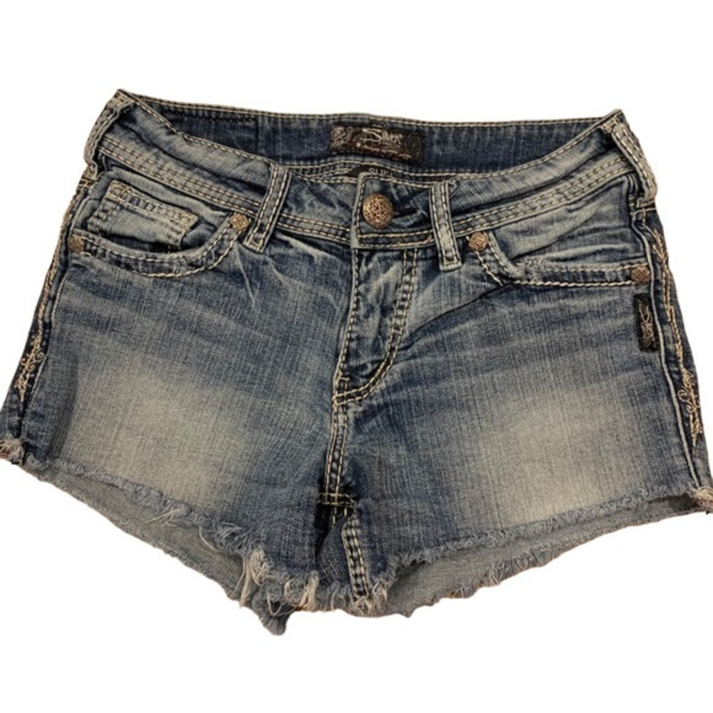 Silver‎ Jeans Suki Midrise Jean Shorts 26